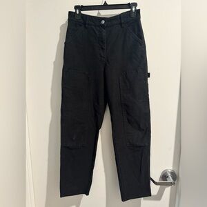 Wilfred Free Brennan Utility Carpenter Pant High Rise Washed Black Size 4